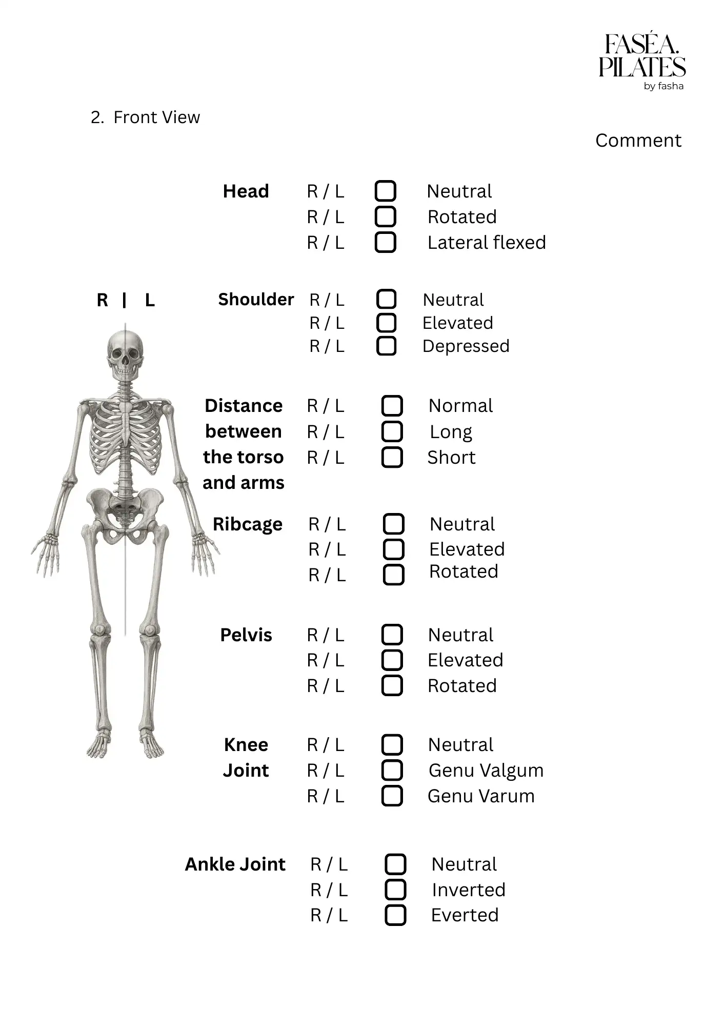Mobility improvement and movement quality changes at Faséa
